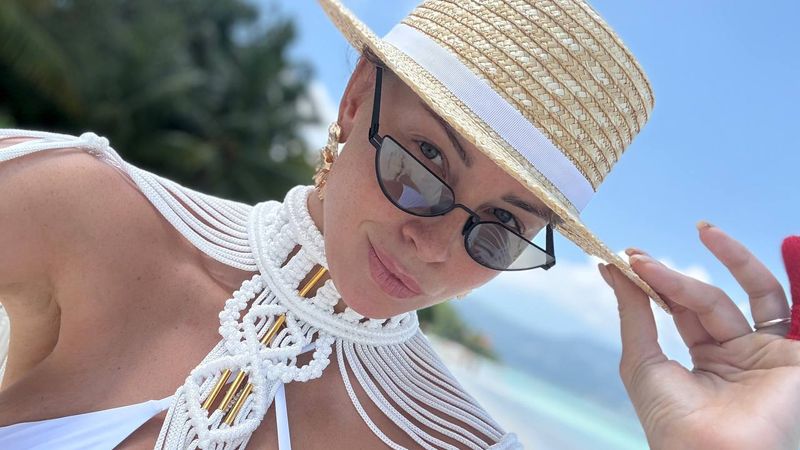 Полина Диброва на отдыхе в Турции